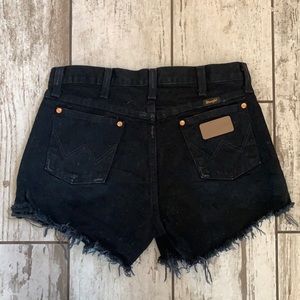 Wrangler Jean Shorts - Black Size 28